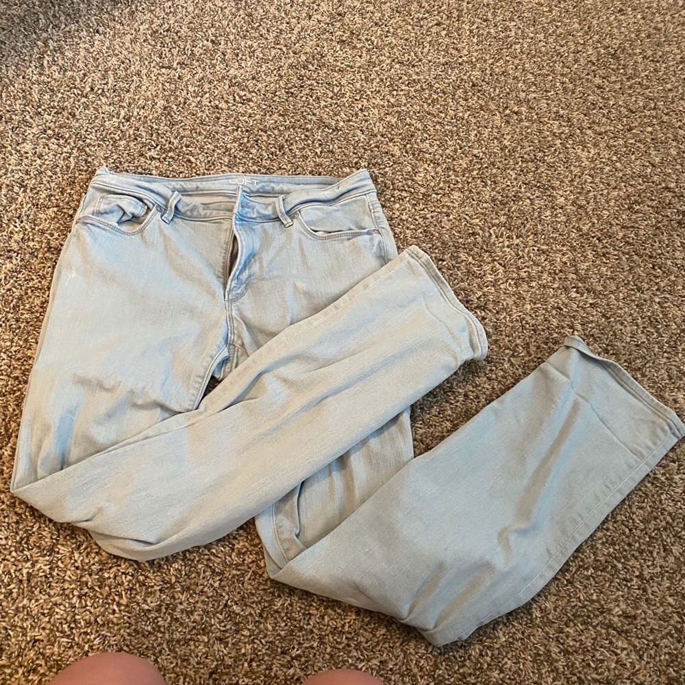 Loft Curvy Straight Jeans